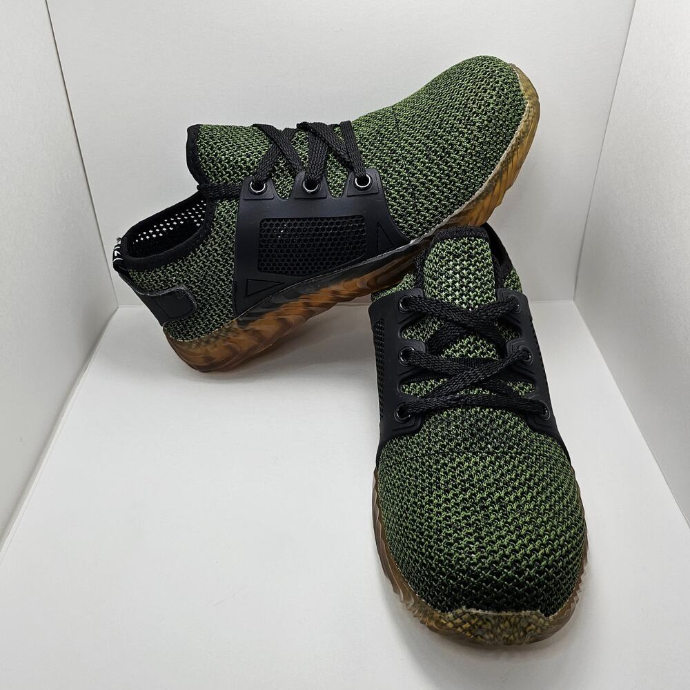 Indestructible 'Ryder Green' Steel Toe Shoes - US Men's Size 7 / EU 39